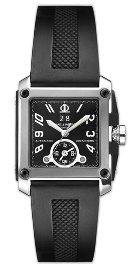 Baume & Mercier Hampton Square Self-winding Automatic Black Mens Watch MOA8749 