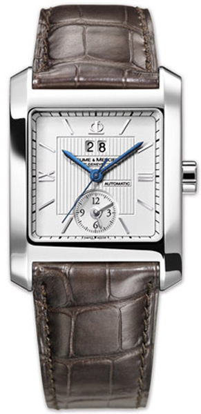 Baume & Mercier Hampton Square Self-winding Automatic Silver Mens Watch MOA8752 