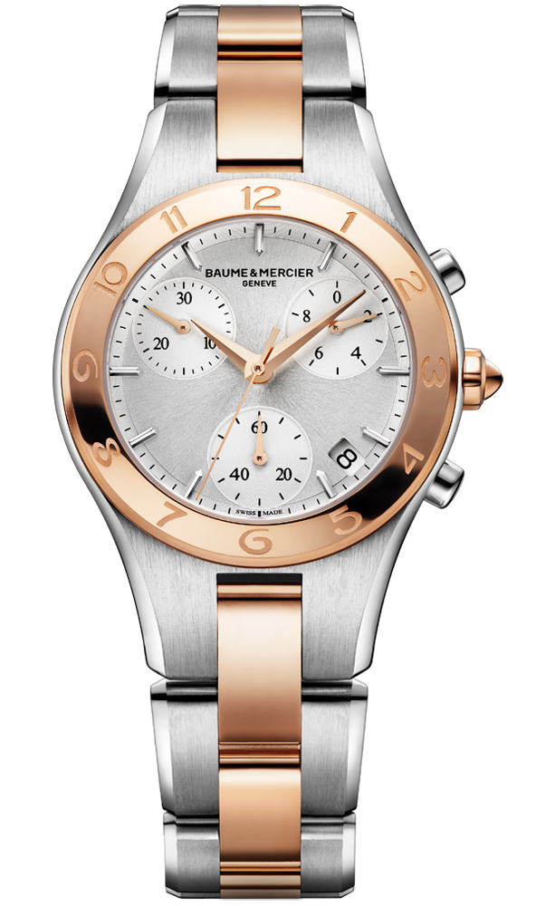 Baume & Mercier Linea Battery Operated Quartz Silver Ladies Watch MOA10016 