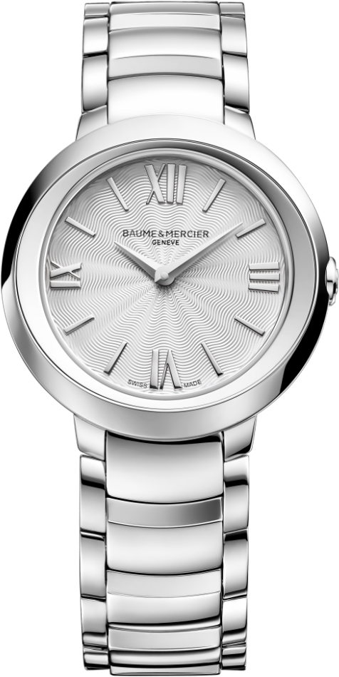Baume & Mercier Promesse Battery Operated Quartz Silver Ladies Watch MOA10157 