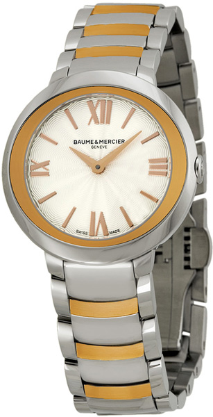 Baume & Mercier Promesse Battery Operated Quartz Silver Ladies Watch MOA10159 