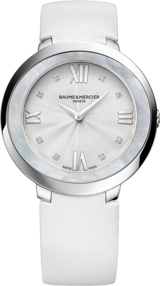 Baume & Mercier Promesse Battery Operated Quartz Silver Ladies Watch MOA10177 