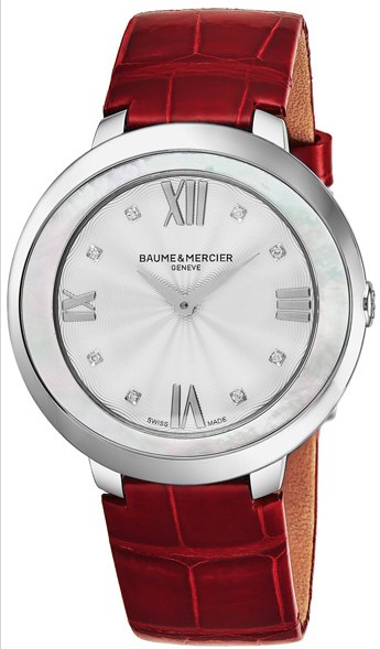 Baume & Mercier Promesse Battery Operated Quartz Silver Ladies Watch MOA10262 