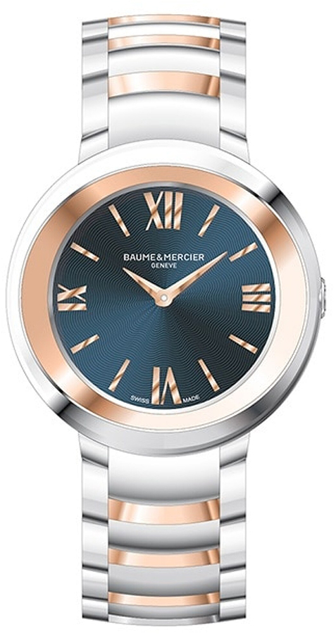 Baume & Mercier Promesse Battery Operated Quartz Blue Ladies Watch MOA10251 
