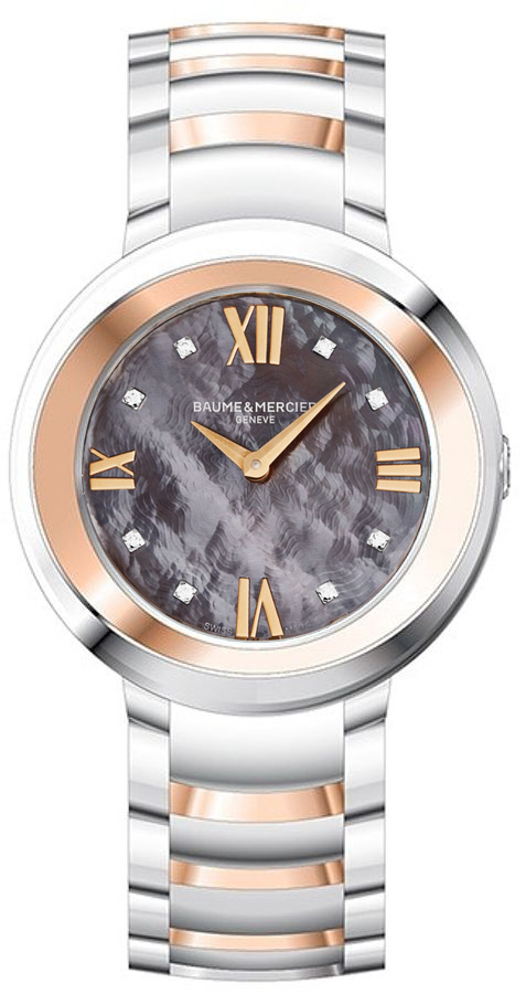 Baume & Mercier Promesse Battery Operated Quartz Black Ladies Watch MOA10264 