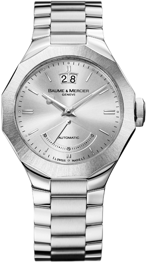 Baume & Mercier Riviera Self-winding Automatic Silver Mens Watch MOA8828 