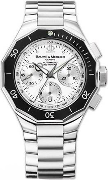 Baume & Mercier Riviera Self-winding Automatic White Mens Watch MOA8724 