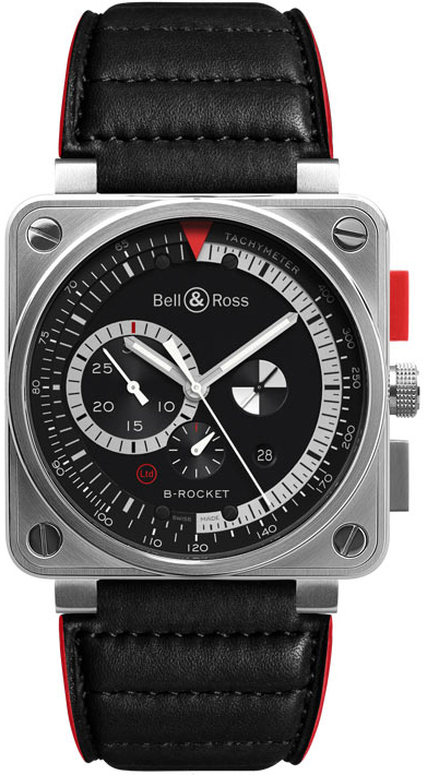 Bell Ross Aviation Instruments Black Mens Watch BR-01-94-B-ROCKET 