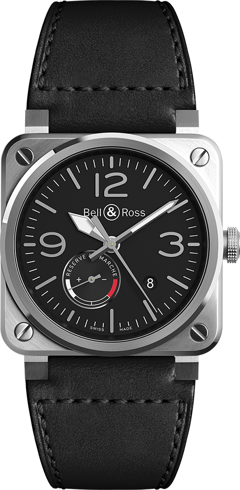Bell Ross Aviation Instruments Black Watch BR-03-97-RESERVE-DE-MARCHE 