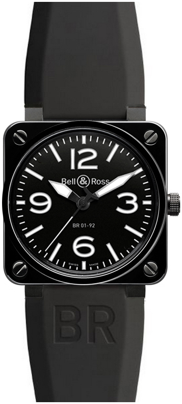 Bell Ross Aviation Instruments Black Watch BR-01-92-CERAMIC 