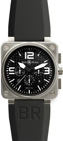 Bell Ross Aviation Instruments Black Watch BR-01-94-TITANIUM 