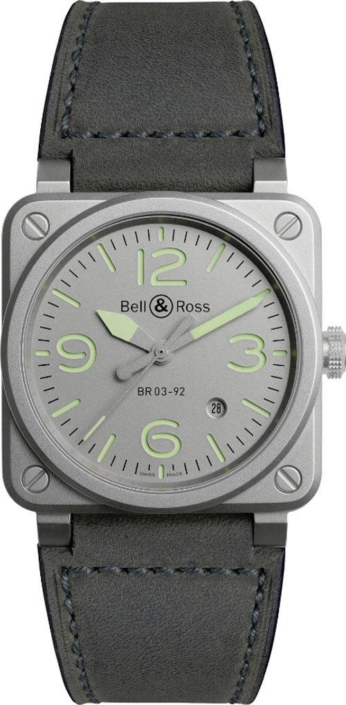 Bell Ross Aviation Instruments Grey Watch BR-03-92-HOROLUM 