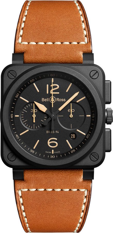 Bell Ross Aviation Instruments Black Watch BR-03-94-HERITAGE 
