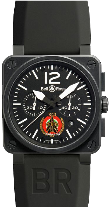 Bell Ross Aviation Instruments Black Mens Watch BR-03-94-TORNADO 