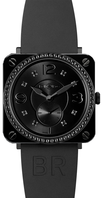 Bell Ross Aviation Instruments Black Watch BR-S-BLACK-CERAMIC-PHANTOM-DIAMOND 
