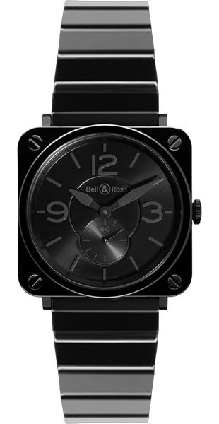 Bell Ross Aviation Instruments Black Watch BR-S-BLACK-CERAMIC-PHANTOM-BRACELET 