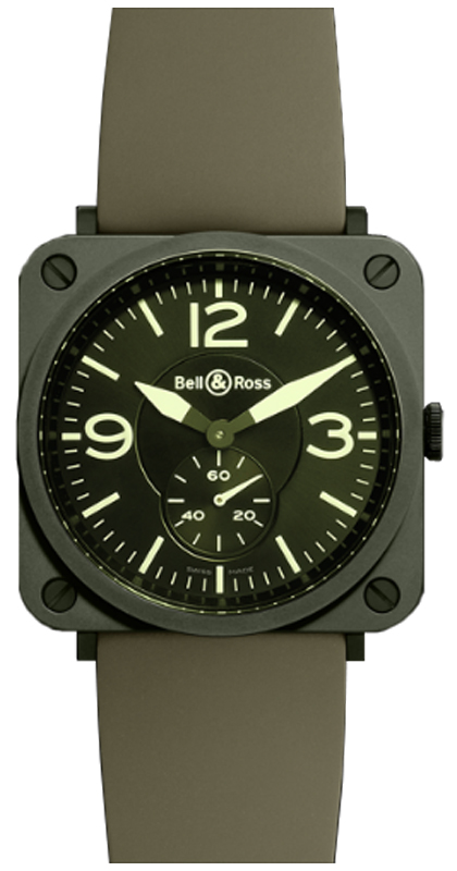 Bell Ross Aviation Instruments Black Watch BR-S-MILITARY-CERAMIC 