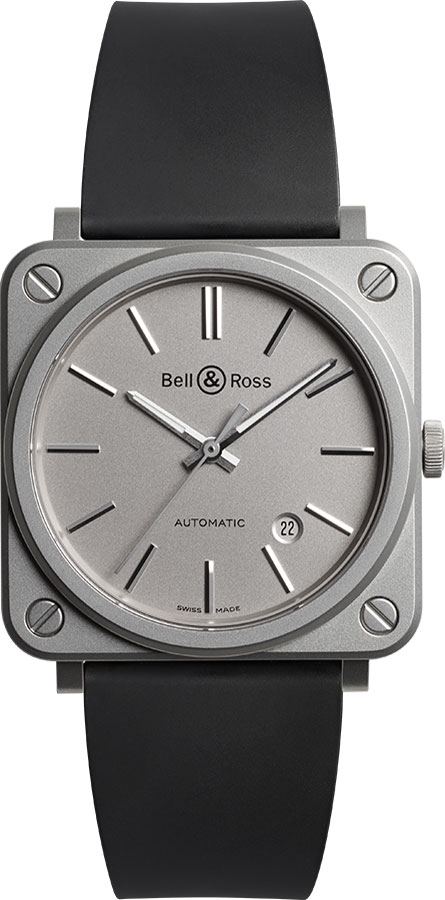 Bell Ross Aviation Instruments Self winding Automatic Grey Mens Watch BR-S-92-MATTE-GREY 