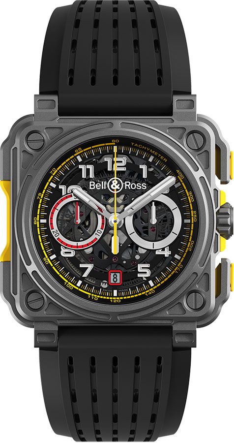 Bell Ross Aviation Instruments Self winding Automatic Black Mens Watch BR-X1-RS18 