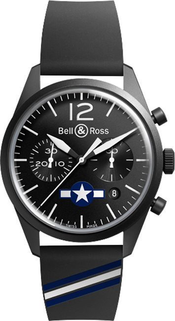 Bell Ross Vintage Self winding Automatic Black Mens Watch BR-126-INSIGNA-US 