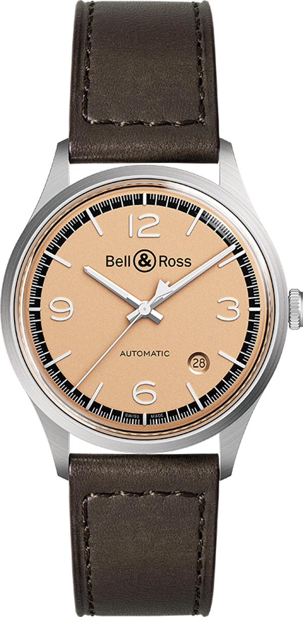 Bell Ross Vintage Self winding Automatic Gilt Bronze Mens Watch BR-V1-92-BELLYTANKER 
