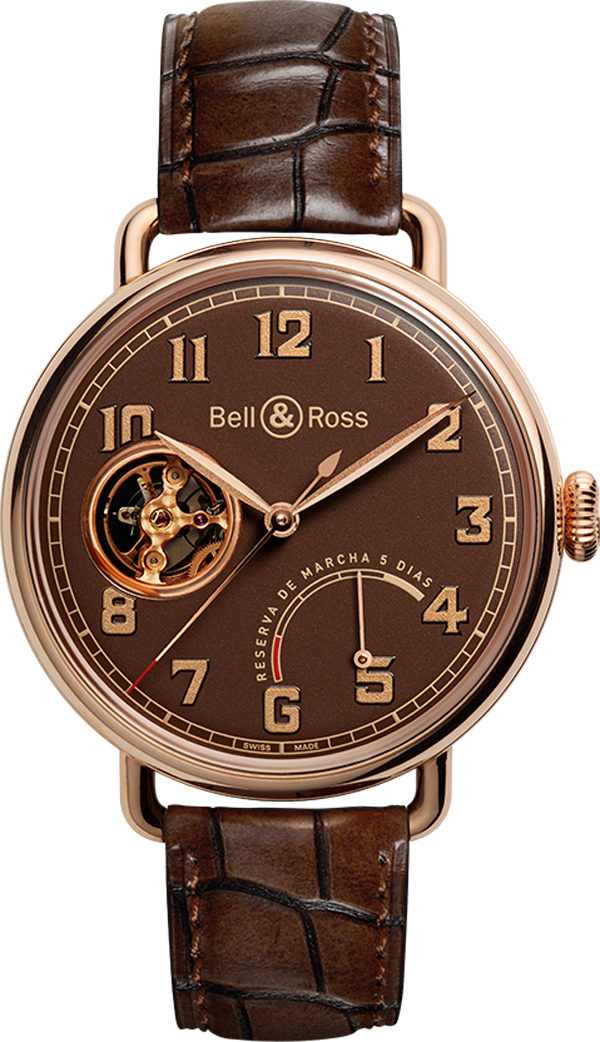 Bell Ross Vintage Manual Winding Brown Watch WW1-EDICION-LIMITADA 