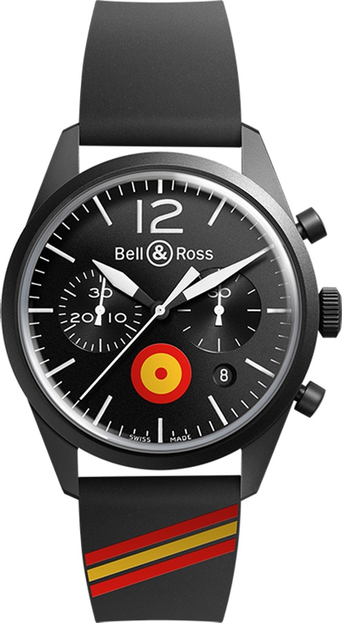 Bell Ross Vintage Self winding Automatic Black Mens Watch BR-126-INSIGNA-ES 