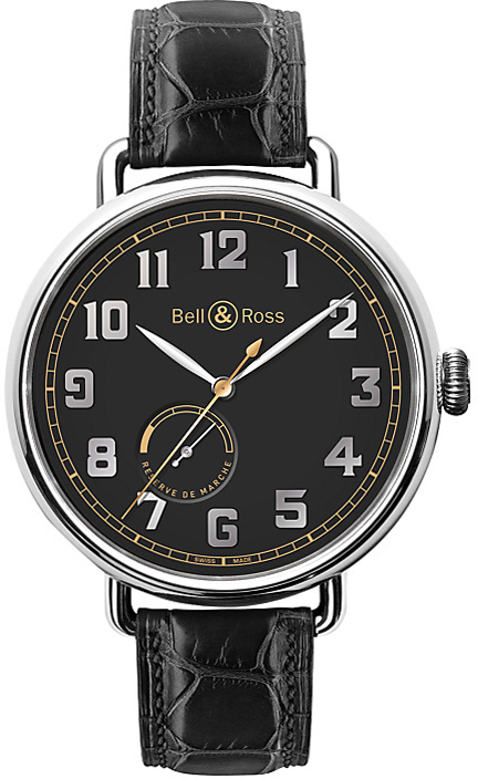 Bell Ross Vintage Self winding Automatic Black Mens Watch WW1-97-HERITAGE 