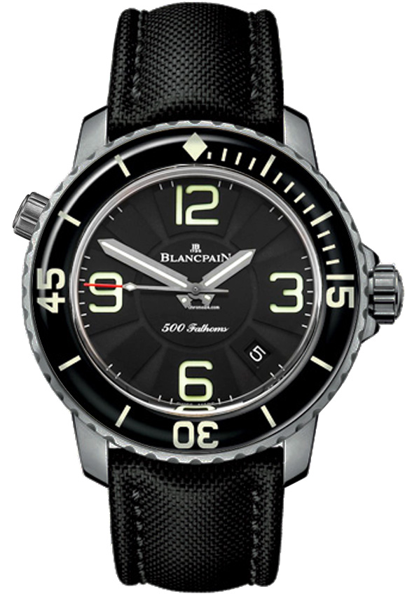 Blancpain 50 Fathoms Self-winding Automatic Black Mens Watch 50015-12B30-52B 