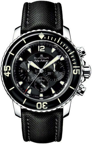 Blancpain 50 Fathoms Self-winding Automatic Black Mens Watch 5085F-1130-52 