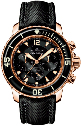 Blancpain 50 Fathoms Self-winding Automatic Black Mens Watch 5085F-3630-52 