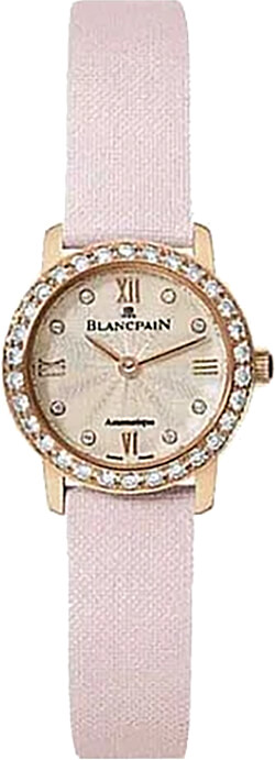 Blancpain Ladybird Ultra Slim Self-winding Automatic Pink Ladies Watch 0062-312RO-52 