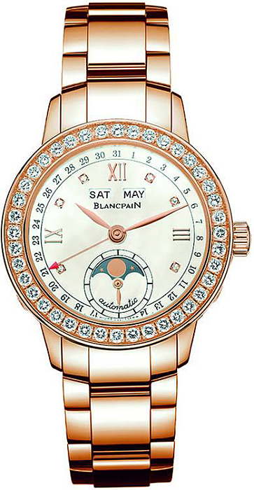 Blancpain Leman Self-winding Automatic White Ladies Watch 2360-2991A-76 