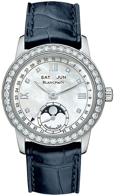 Blancpain Leman Self-winding Automatic White Ladies Watch 2360-4691A-55B 
