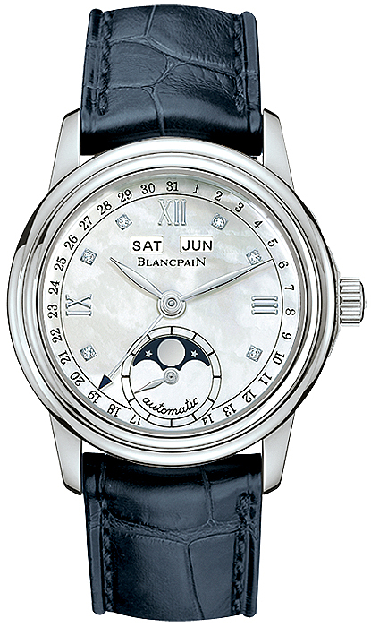 Blancpain Leman Self-winding Automatic White Ladies Watch 2360-1191A-55 