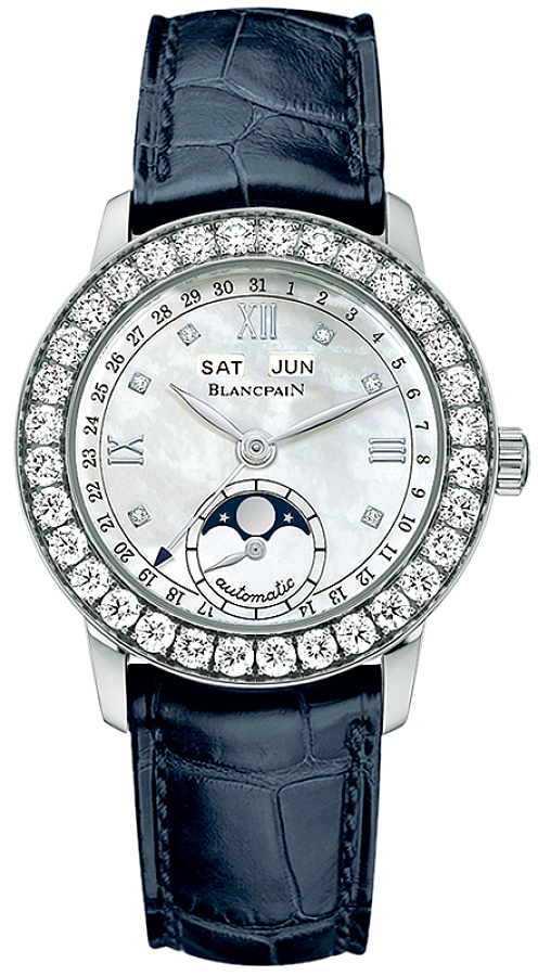 Blancpain Leman Self-winding Automatic White Ladies Watch 2360-1991A-55 