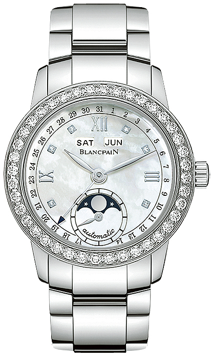 Blancpain Leman Self-winding Automatic White Ladies Watch 2360-4691A-71 