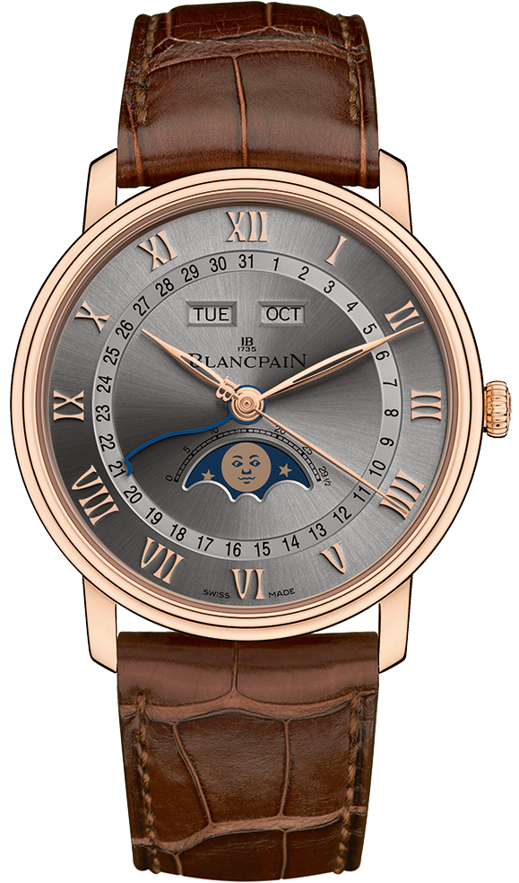 Blancpain Villeret Self-winding Automatic Grey Mens Watch 6654-3613-55B 