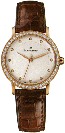 Blancpain Villeret Self-winding Automatic Grey Ladies Watch 6102-2987-55 
