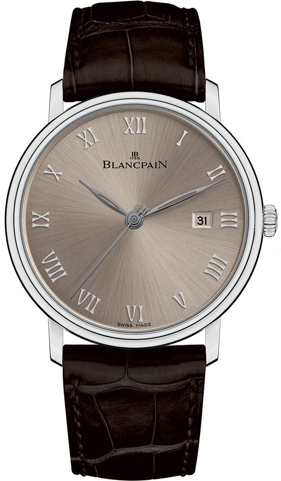 Blancpain Villeret Self-winding Automatic Grey Mens Watch 6651-1504-55B 