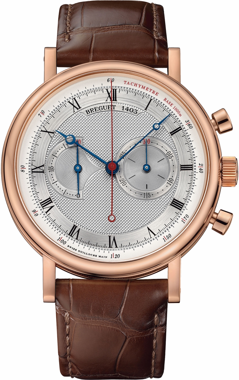 Breguet Classique Collection Manual Winding Silver Mens Watch 5287-BR-129-ZU 