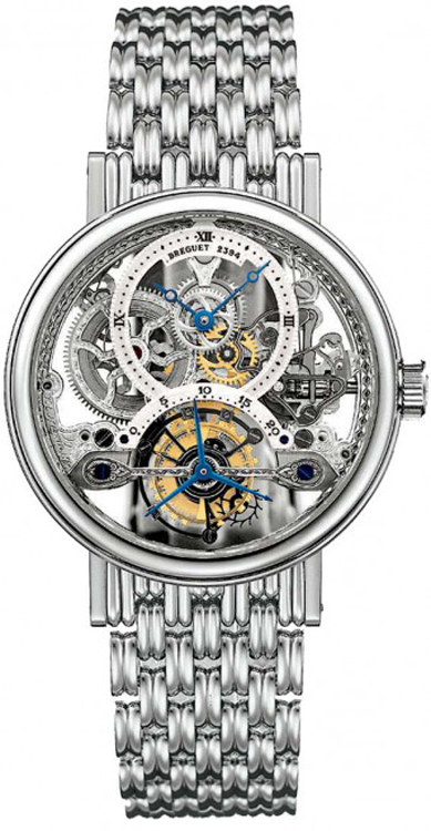 Breguet Classique Complications Manual Winding Skeleton Mens Watch 3355PT-00-PA0 