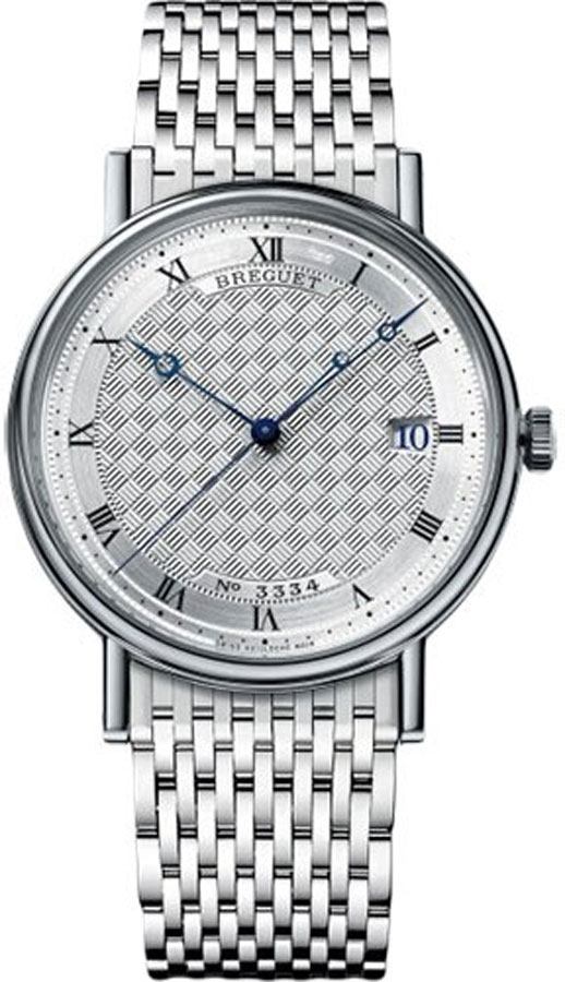 Breguet Classique Collection Self winding Automatic Silver Mens Watch 5177BB-12-BV0 