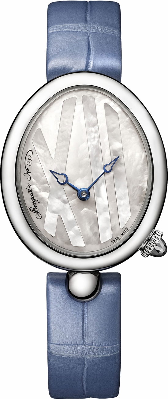 Breguet Reine De Naples Self winding Automatic White Ladies Watch 9807-ST5W922 