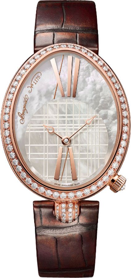 Breguet Reine De Naples Self winding Automatic White Ladies Watch 8965BR-5W-986-DD0D 