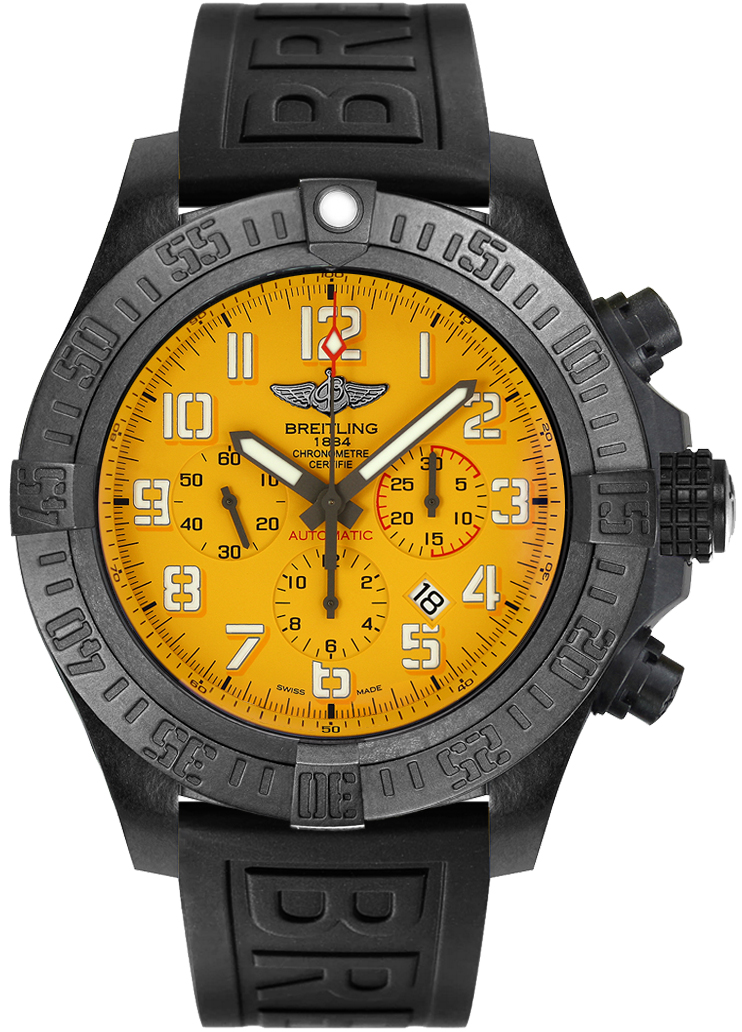 Breitling Avenger Self winding Automatic Chronometer Yellow Mens Watch XB0170E41I1S2 