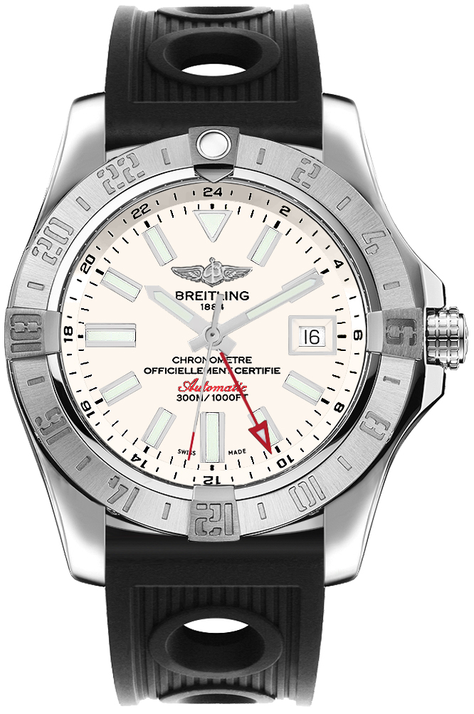 Breitling Avenger Manual Winding Silver Mens Watch A3239011-G778-200S 