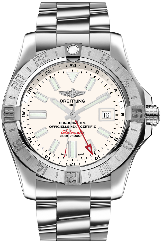 Breitling Avenger Self winding Automatic Silver Mens Watch A32390111G1A1 