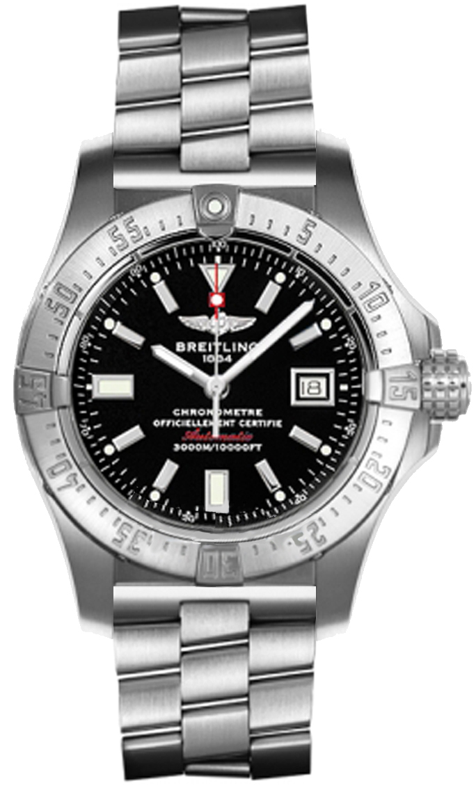 Breitling Avenger Self winding Automatic Chronometer Black Mens Watch A1733010-BA05-147A 