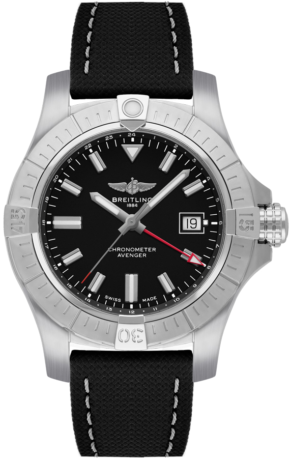 Breitling Avenger Automatic GMT 43 Black Dial Men's Watch A32397101B1X1 